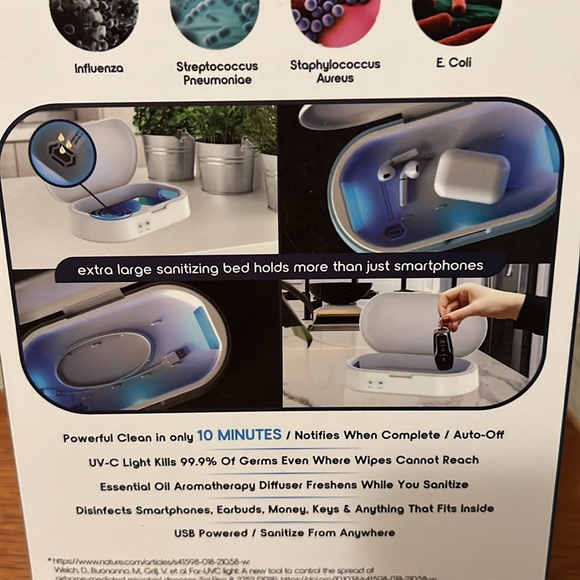 Phonespa phone & accessories sanitizer. New never opened. Kills 99.9% germs. - Picture 6 of 6